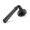 Matt Black Newbury Lever on Rose Set (Plain)