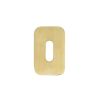 Zoo Hardware Standard Profile Escutcheon - Rosso Mini Squircle - 50 x 32 x 3 - PVD Satin Brass