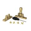 Satin Brass Mushroom Brighton Fastener - Narrow (Square)