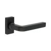 CR-104 Black Multi Point Rectangular Rose Door Handle - By Frelan Hardware - CR-104D4MB