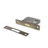 Atlantic 3 Lever Key Deadlock [CE] 2.5" - Matt Antique Brass
