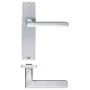 Zoo Hardware Venice Lever Latch On Backplate - 180x43mm - Satin