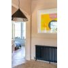 Hammered Nickel Hockley Pendant in Elan Black