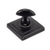 Matt Black Round Thumbturn Set (Square)