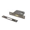 Atlantic 3 Lever Key Deadlock [CE] Keyed Alike 3" - Distressed Silver