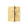 Atlantic Ball Bearing Hinges 3" x 2.5" x 2.5mm - Polished Brass (Pair)