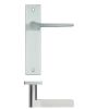 Zoo Hardware Draco lever on latch backplate - Satin