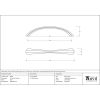 Black 5" Shell Pull Handle
