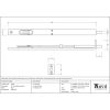 Black 12" Flush/Slide Door Bolt