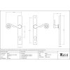 Black Monkeytail Slimline Lever Espag. Lock Set - LH