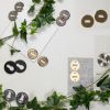 Millhouse Brass Key Escutcheons on 5mm Slimline Round Rose - Yester Bronze (Pair)