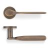 Valli Perkins&Will Lever on Round Rosette - Antique Brass