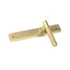 Satin Brass Brompton Slimline Lever Espag. Latch Set