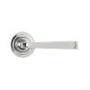 Polished Marine SS (316) Avon Round Lever on Rose Set (Art Deco) - Unsprung