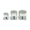 Polished Chrome Judd Cabinet Knob - 32mm (Square)