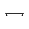 Heritage Brass Cabinet Pull Partial Knurled Design with 16mm Rose 96mm CTC Matt Bronze finish
