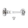 Silent Cabin Hook 4" - 100mm Polished Chrome