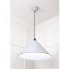 White Gloss Hockley Pendant in Birch