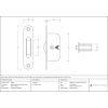 Satin Marine SS (316) Radiused Sash Pulley 75kg