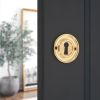 Slimline Standard Escutcheon Polished Brass