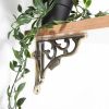 GNER Shelf Bracket Matt Antique 150x150mm (Sold in Pairs)