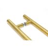 Aged Brass (316) 0.9m T Bar Handle B2B 32mm Ø