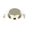 Polished Nickel 34mm Round Finger Edge Pull
