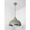 Hammered Nickel Harborne Pendant in Tump
