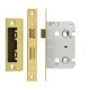 Zoo Hardware Bathroom Lock 2.5" - 57mm c/c - Brass