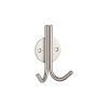 Zoo Hardware Double Robe Hook - Satin Stainless