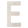 Zoo Hardware Letter - E - 75mm - Satin Stainless