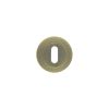 Zoo Hardware Standard profile round escutcheon - Antique Brass