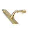 Satin Brass Reeded Slimline Lever Espag. Lock Set