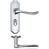 Zoo Hardware Lincoln Lever Bathroom (57mm c/c) Furniture - Satin