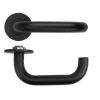 Zoo Hardware Maggiore Lever on 4mm Round Slim Sprung Rose - Black