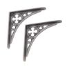 Victorian Gothic Shelf Bracket Pewter (Sold in Pairs)