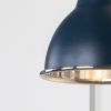 Smooth Nickel Brindley Wall Light in Dusk