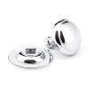 Polished Chrome Round Centre Door Knob