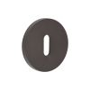 CR-R10 Dark Bronze Standard Keyway Round Rose Escutcheon - By Frelan Hardware - CR-R10DB