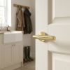 Complete Bloom Door Handle Pack - Internal Doors - Satin Brass - 64mm / 4-inch Hinges - JE-B1A-SB