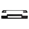 Atlantic DIN Rebate Kit for Euro Profile, Bathroom Lock, Latch, Euro Deadlock - Matt Black