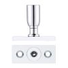 Zoo Hardware Locking Casement Stay Pin - Polished Chrome