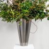 Satin Marine SS (316) 30cm Flora Pot (Drainage holes)