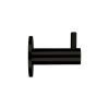 Zoo Hardware Wall Mounted Hook w/ Rose - Black