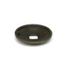 Burnished Brass Round Centre Door Knob