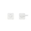 Zoo Hardware Accessible Turn & Indicator Release - Square Rose - Powder Coated White