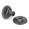 Aged Bronze 49mm Mushroom Mortice/Rim Knob Set