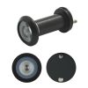 Zoo Hardware Door Viewer with Glass Lens - Matt Black