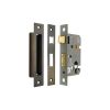 2.5" CE Euro Profile Mortice Sash Lock - Aged Bronze