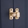 Oval Cupboard Latch Satin Brass